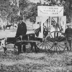 W. M. Watling, saddler. Advertising turnout - Bega, NSW