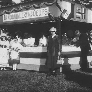 France's Day - Poultry and Eggs stall at showground. On...