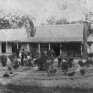 Webster family in the garden - Cookamidgera via Parkes,...