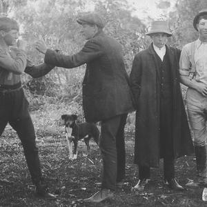 Young men posing for photographer - Moama Area, NSW
