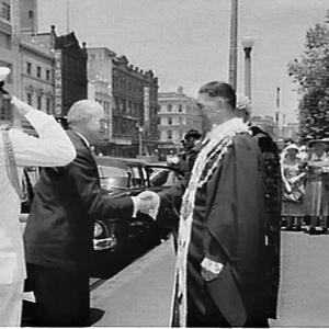 Lord Mayor Jensen gives a civic reception for Sir Willi...