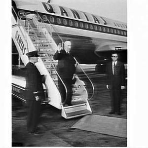 Prime Minister Menzies leaves for the United Nations, M...