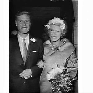 Marriage of Phil Blomfield and Judith Allen, St. Mark's...