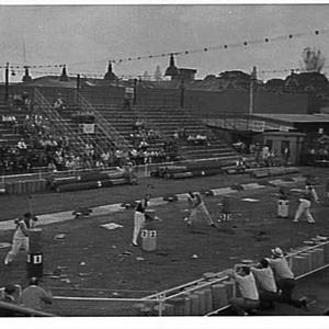 Woodchopping display, Royal Easter Show, 1960