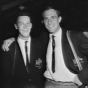 Members of the 1960 Junior Davis Cup team of Newcastle,...