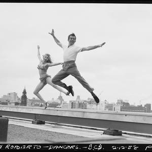Rita and Roberto - rooftop dancers, 2 December 1958 / p...