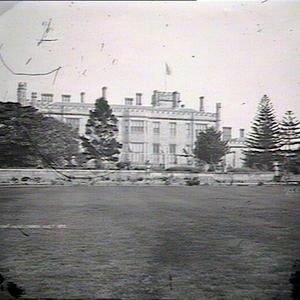 Government House Sydney: side view