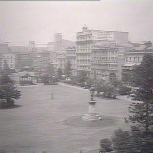 View of Wynyard Square from north east corner (early pr...