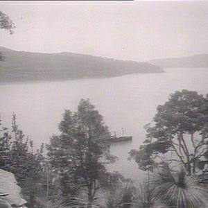 Kuring-gai Chase: in Refuge Bay, SS Premier in foregrou...