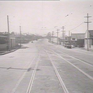 Cooks River Road, St Peters looking north, tram interse...