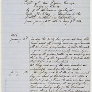 Series 02 Part 05: Journals, 1856-1857, kept during the...