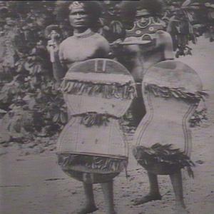 Two New Guinea Warriors, Port Moresby district