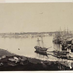 [Campbell's Wharf and Sydney Cove from Dawes Point / po...