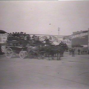 Four horse bus at Railway Station