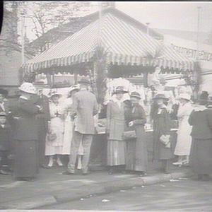 Red Cross stall, Chancery Square