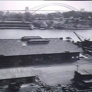 Construction of Fitting Out Wharf, Woolloomooloo