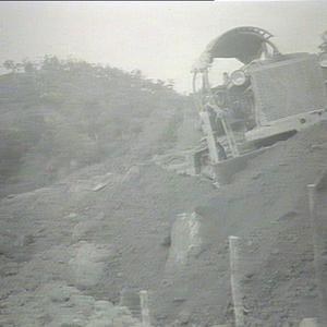 Trail builder forming bank