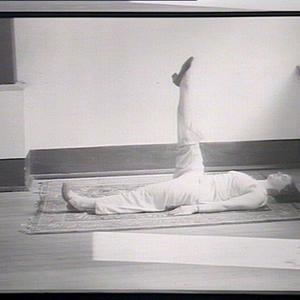 Tresillian Home, Willoughby. Woman doing exercises