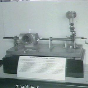 Technological Museum. Edison phonograph