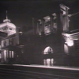 Treasury building by night