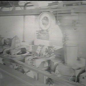 Interiors showing manufacture of Ever-ready batteries