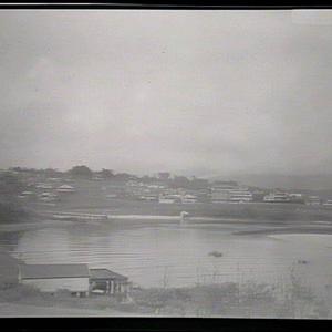 Narooma Harbour, town in distance