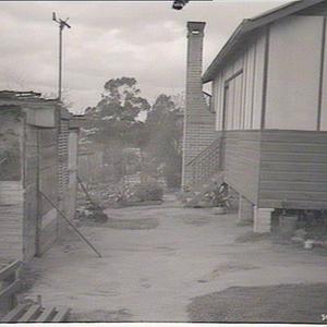 Blacktown District, rear view of house and backyard