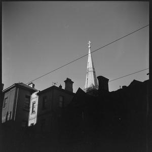 File 60: City shapes, church steeple, 1940s / photograp...