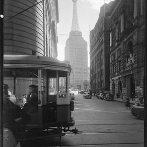 File 31: Looking towards AWA, tram in foreground, [ca 1...
