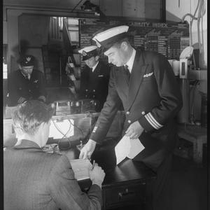 File 07: Pilot receiving air clearance, [1930s-1940s] /...