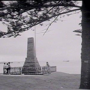 Capt Cook's landing place monument