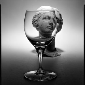 File 18: Venus head with wine glass, '74 / photographed...