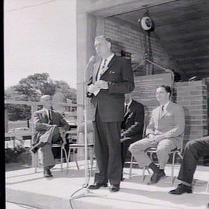 Laying of foundation stone at Randwick Technical Colleg...