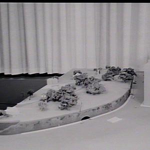 Shots of model of proposed Opera House car park