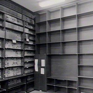 General views of move into the new library