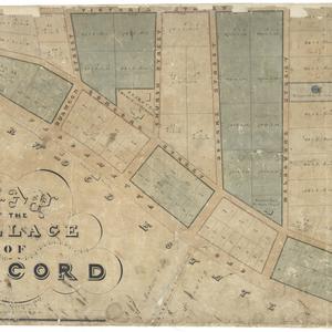 Map of the village of Concord [cartographic material] /...