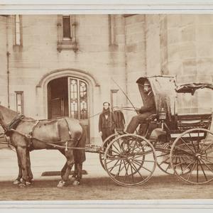 Governor Lord Belmore in his buggy, Government House, S...