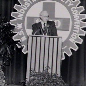 Minister opens Industrial Safety Convention at Bankstow...