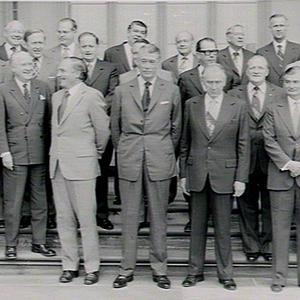 Swearing in of new Premier Mr T Lewis