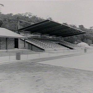 New grandstand at the sport and recreation centre, Narr...