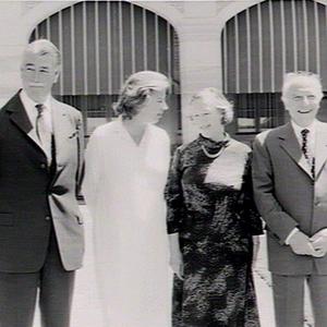 Governor & Lady Cutler with West German President Mr Sc...