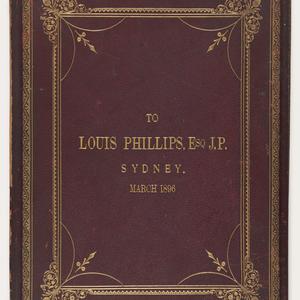 Louis Phillips papers, plans and realia, 1844-1920