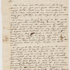 Series 06.126: Letter received by Banks from J. Neck, J...