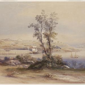 Sydney Cove, 1836 / watercolour by Conrad Martens