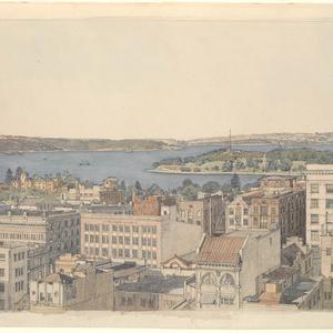 [City of Sydney and Harbour, looking east from Kyle Hou...