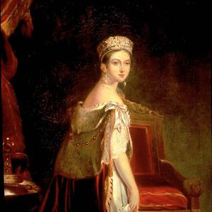 Queen Victoria, 1841 / oil portrait by Maurice Felton