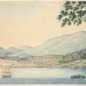 [View of Hobart-Town, Van Dieman's Land], 1827 / J. Lyc...