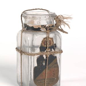 [Bottle, containing a message which was dropped from th...