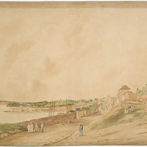 [Lower George Street and Sydney Cove c.1851] / watercol...
