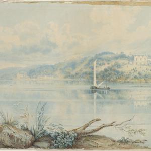 [Carthona and Lindesay, Darling Point, from Clark Islan...